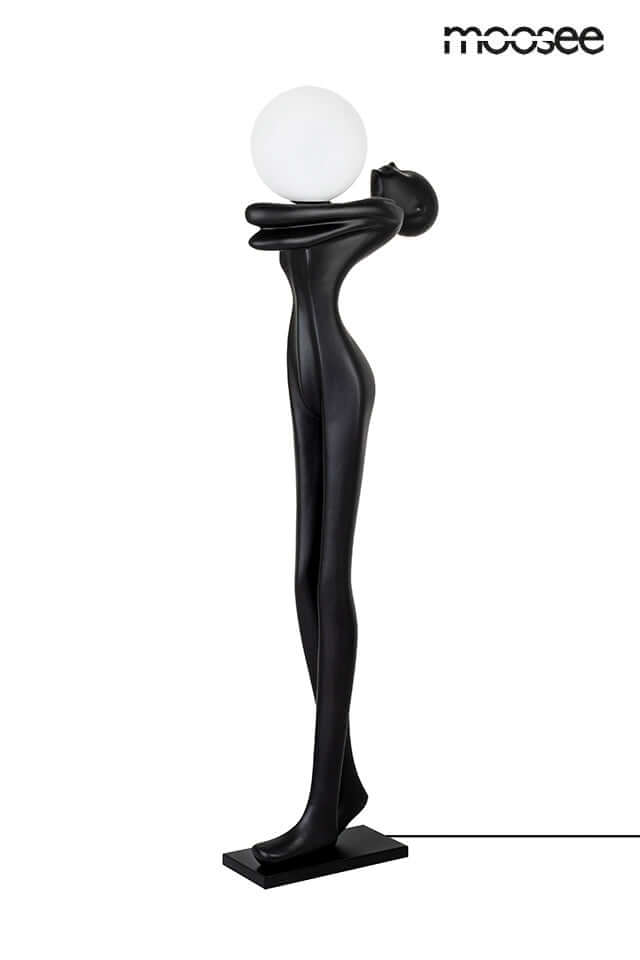 Lámpara de pie Human Moon – fibra de vidrio, vidrio