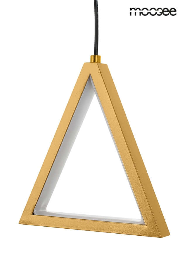 Lámpara colgante Acustica dorada