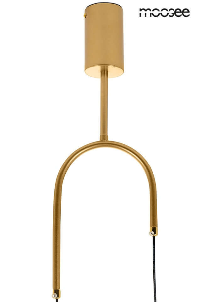 Lámpara colgante Acustica dorada