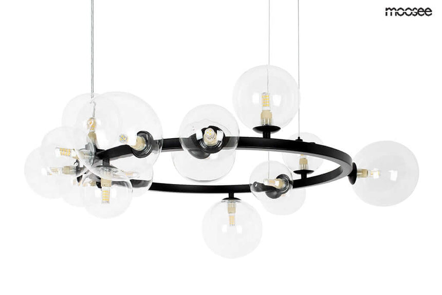 72. Lámpara colgante Alure 85 negra