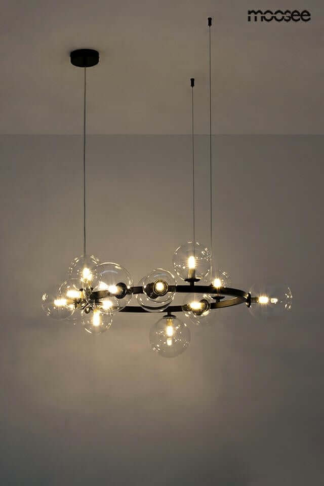 72. Lámpara colgante Alure 85 negra