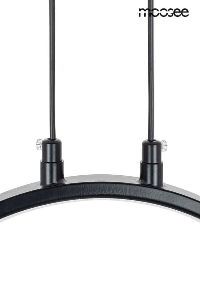 Lámpara colgante Alure Line Twin 90 negra