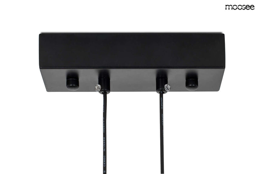 Lámpara colgante Alure Line Twin 90 negra