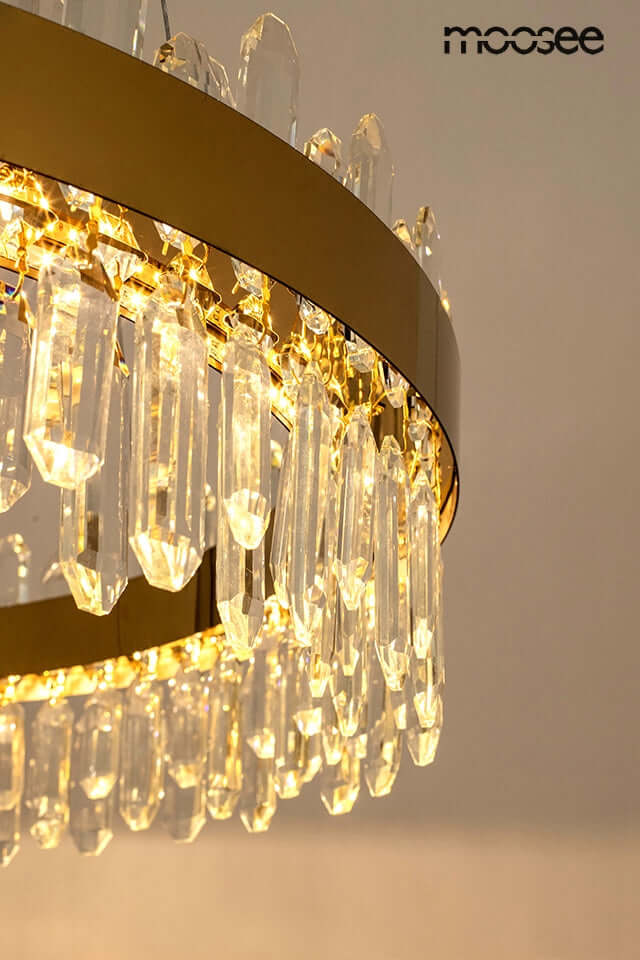 Lámpara colgante Amira 80 dorada