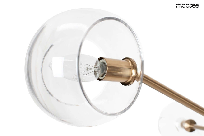 Lámpara colgante Aura 6 dorada