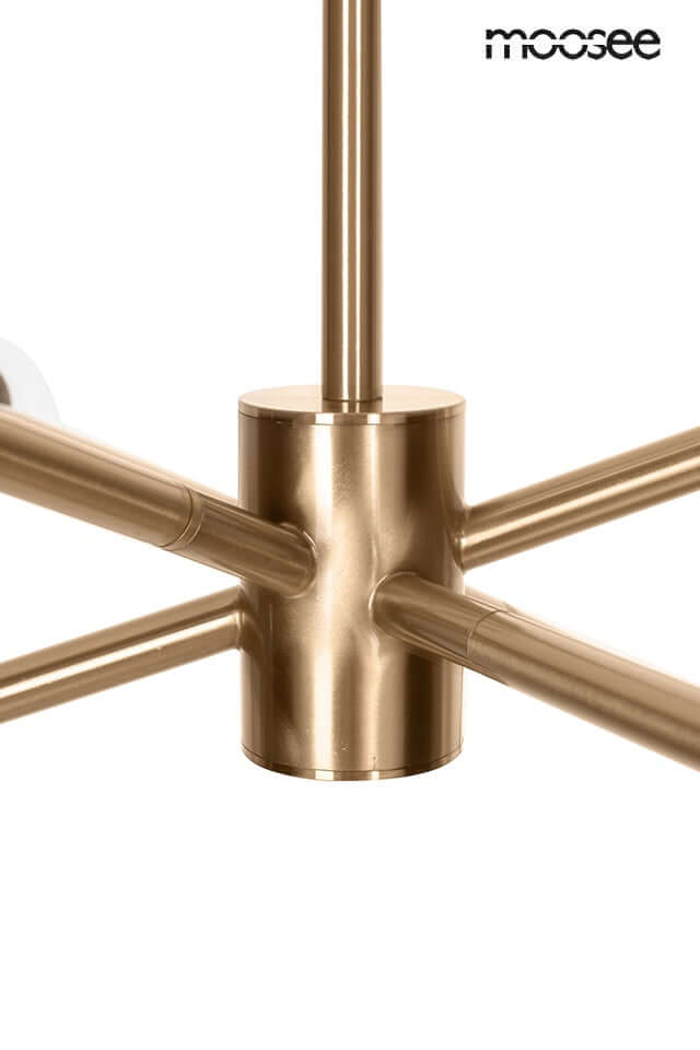 Lámpara colgante Aura 6 dorada