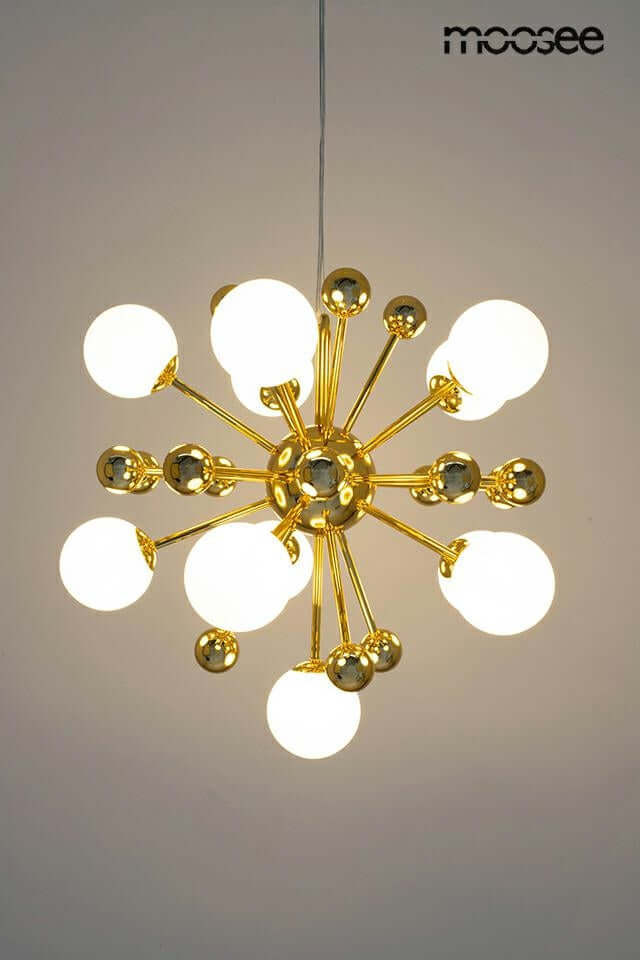 Lámpara colgante Aurelia dorada