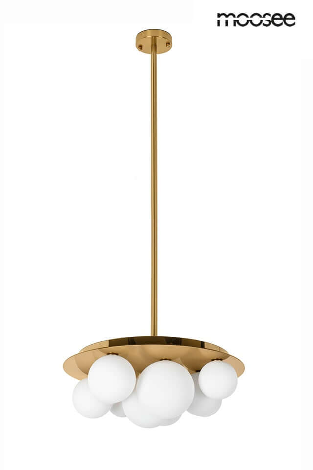 Lámpara colgante Bacardi dorada