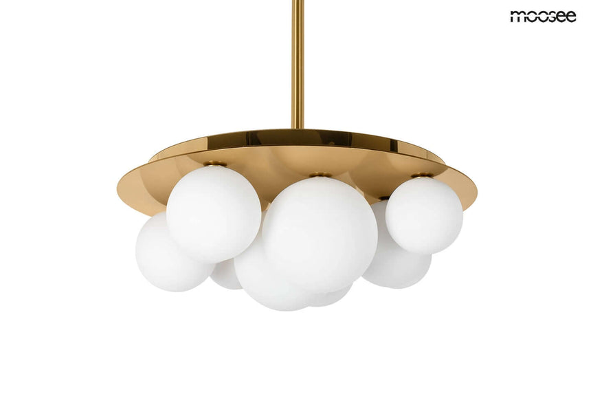 Lámpara colgante Bacardi dorada