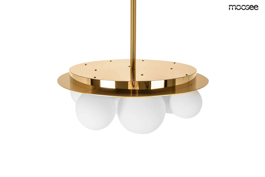 Lámpara colgante Bacardi dorada