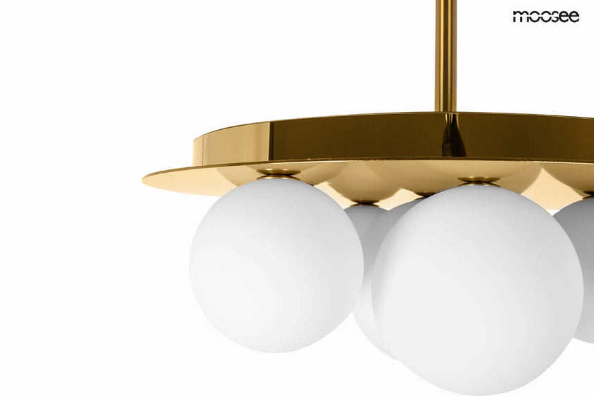 Lámpara colgante Bacardi dorada