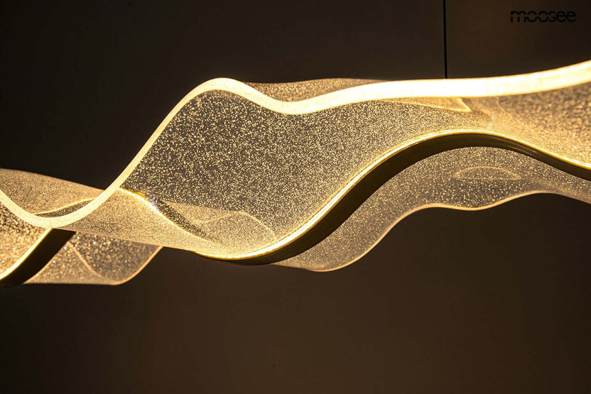 Lámpara colgante Breath 150 dorada