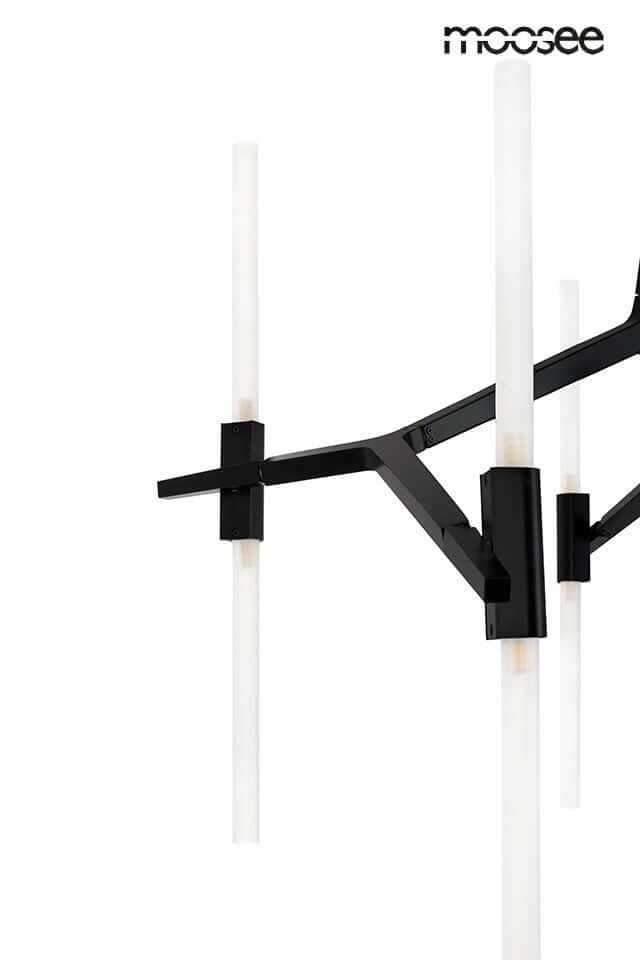 Candelabr 10 függőlámpa fekete