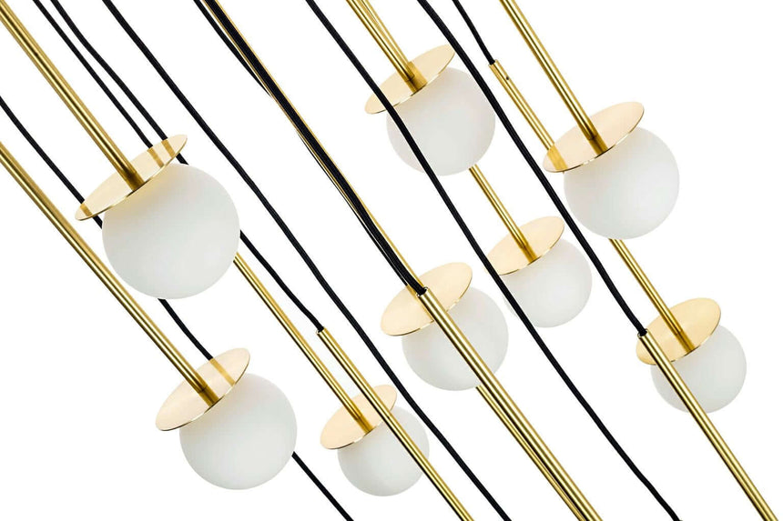 Lámpara colgante Cannon Disc 16 dorada