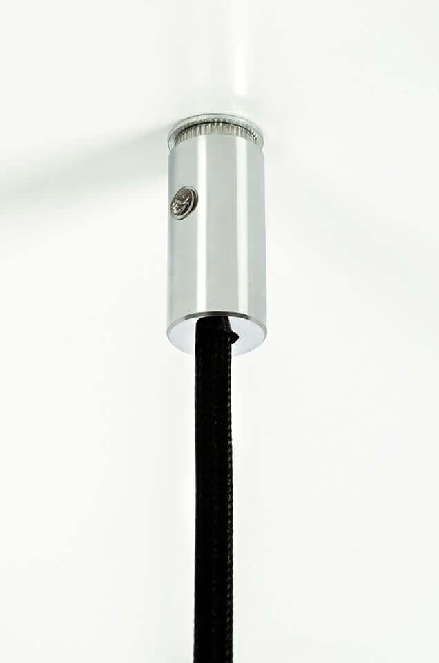 Lámpara colgante Capri Disc 3 dorada – 180 LED, aluminio, cristal