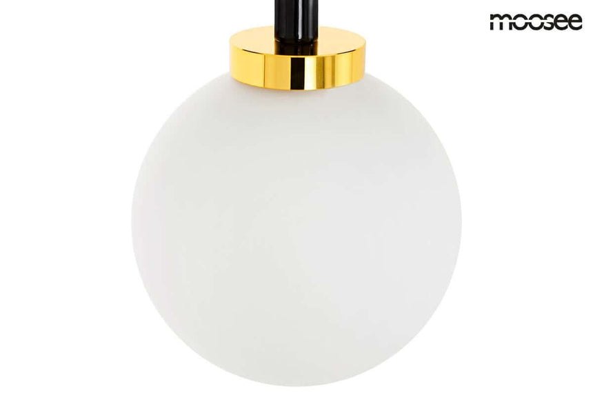 Lámpara colgante Cosmo Level M – negro, dorado