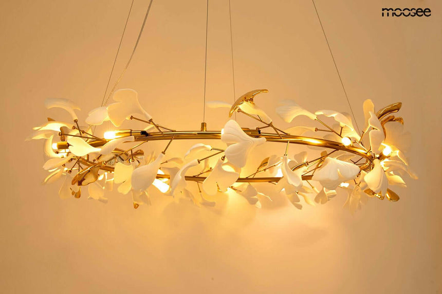 Flora 120 függőlámpa arany