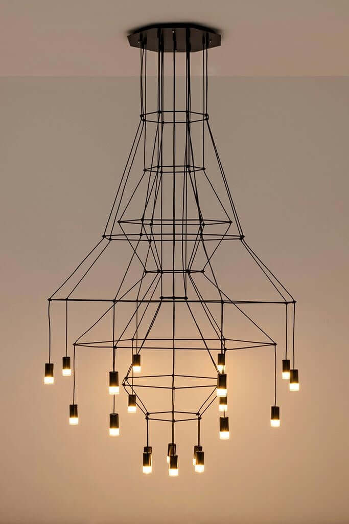 Flusso 20 függőlámpa fekete