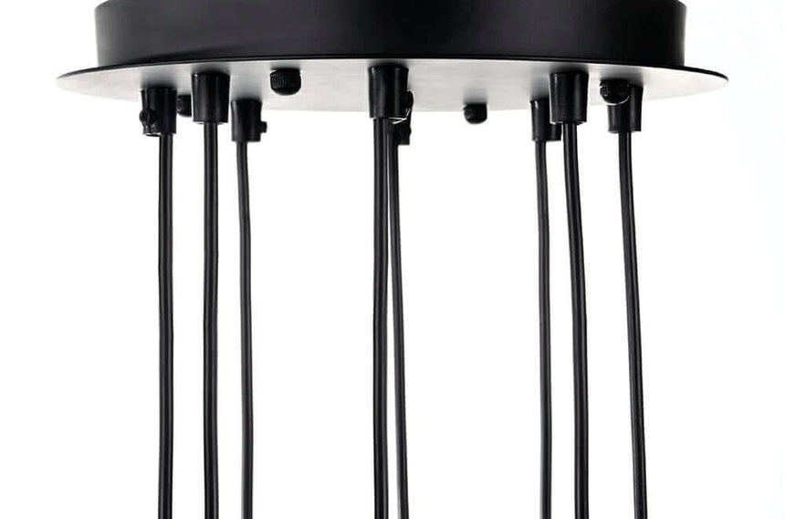 Flusso 8 függőlámpa fekete