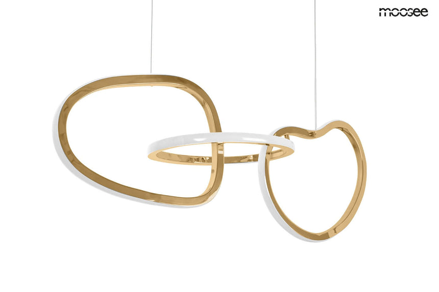 Lámpara colgante Jazz 3 dorada