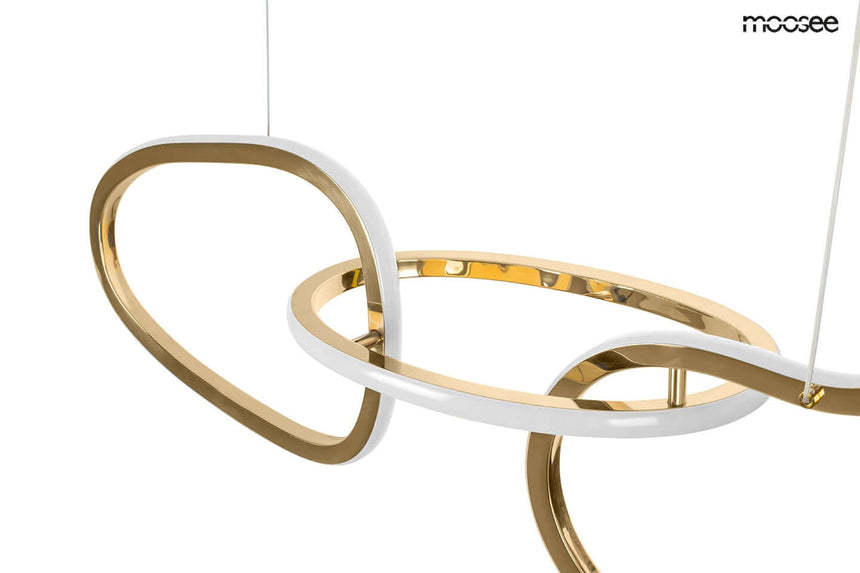 Lámpara colgante Jazz 3 dorada