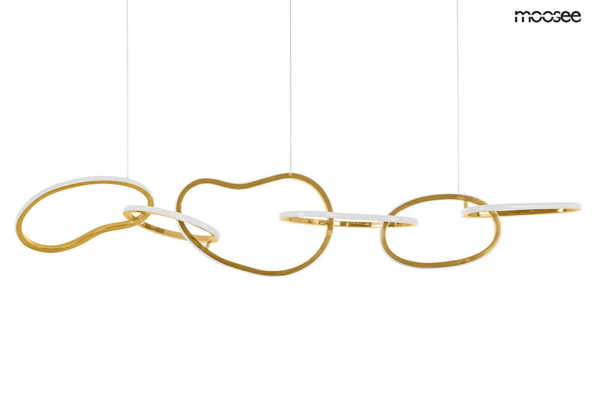 Lámpara colgante Jazz 6 dorada