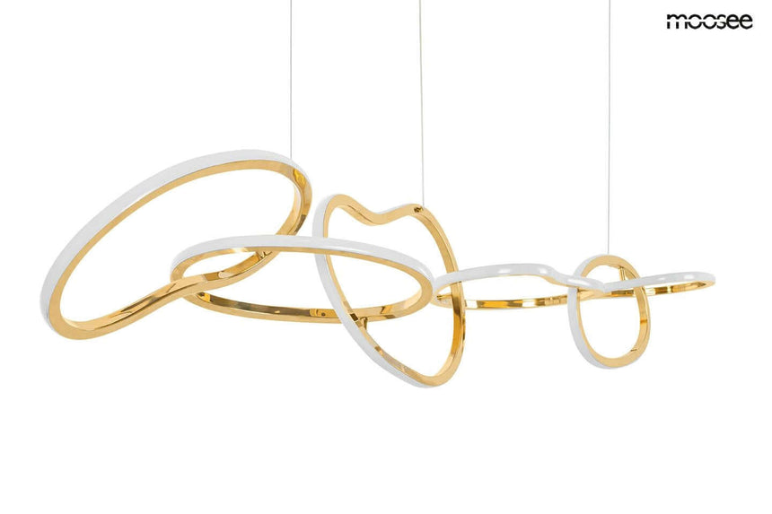 Lámpara colgante Jazz 6 dorada