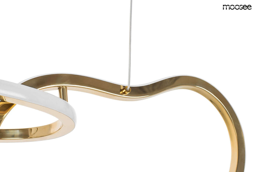 Lámpara colgante Jazz 6 dorada