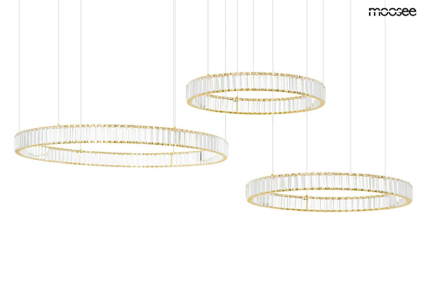 Lámpara colgante Liberty 3B dorada