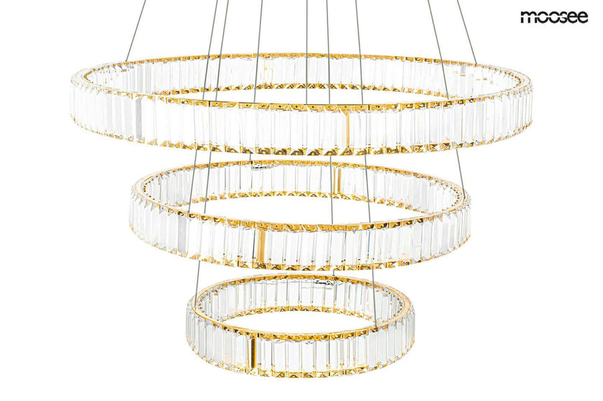 44. Liberty Triples függőlámpa arany