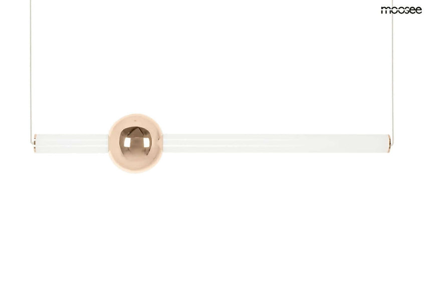 52. Libra 90 In lámpara colgante blanco/dorado