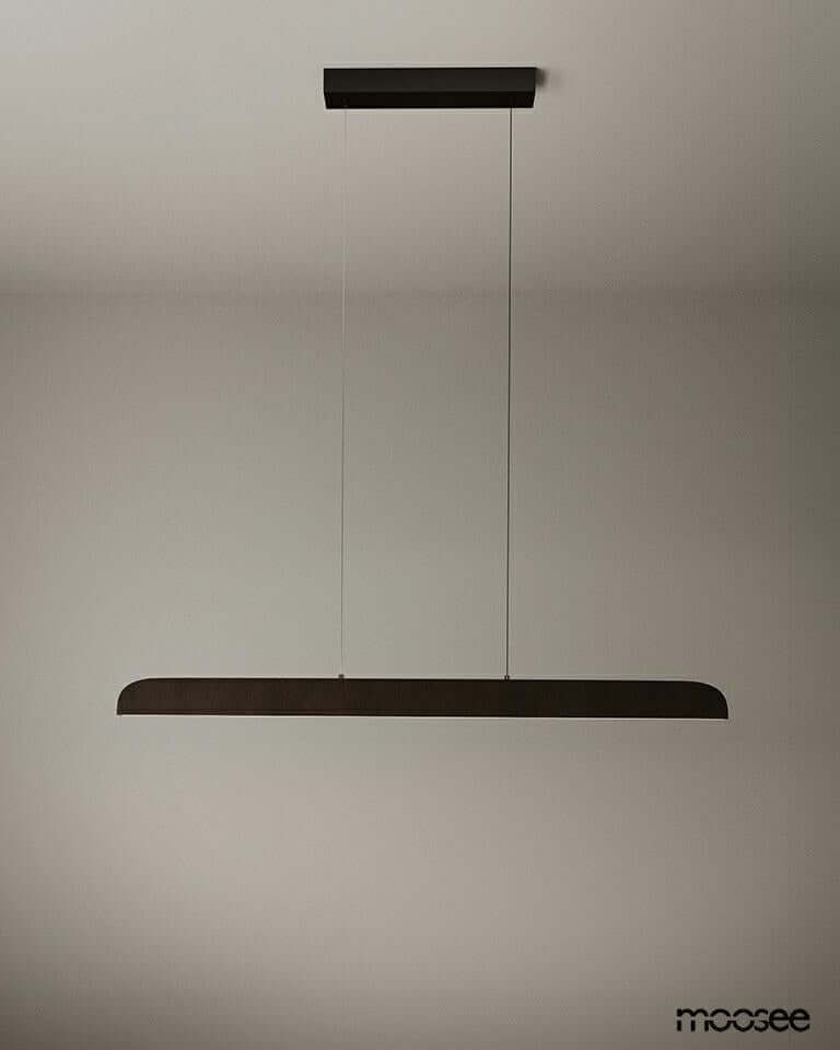 Lámpara colgante Linea marrón