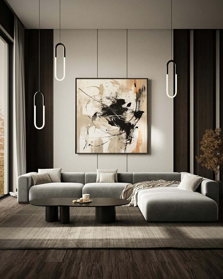 Puzo S függőlámpa fekete