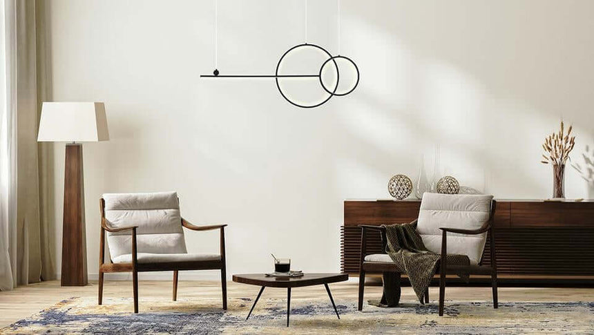 70. Lámpara colgante Rage negra