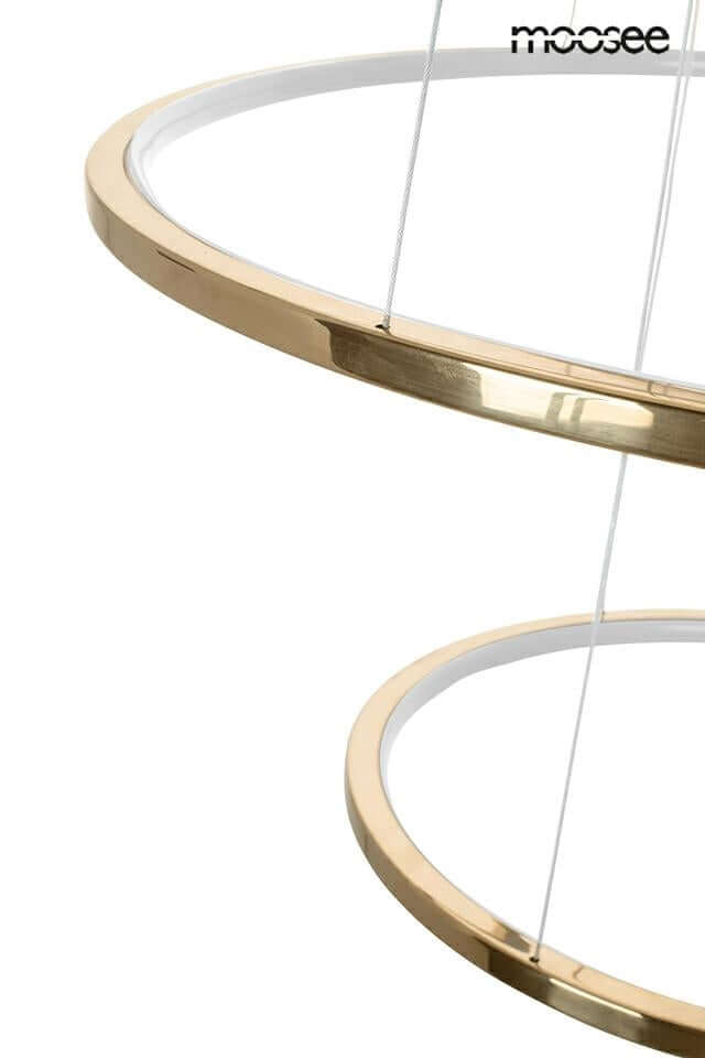 Lámpara colgante Ring Slim XL dorada