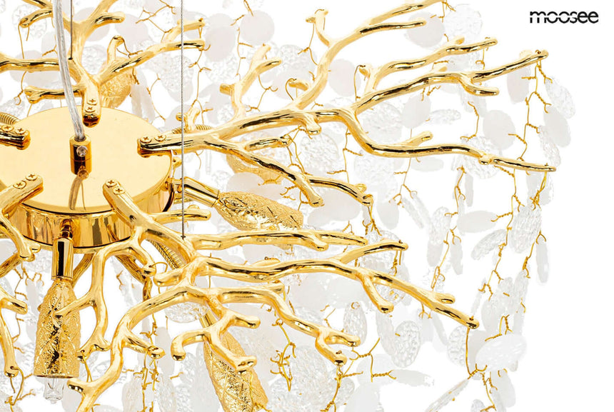 Lámpara colgante Riviera 80 dorada