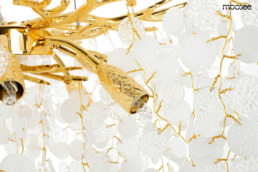 Lámpara colgante Riviera 80 dorada