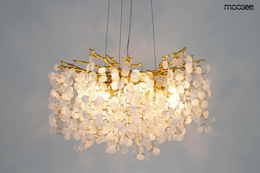 Lámpara colgante Riviera 80 dorada