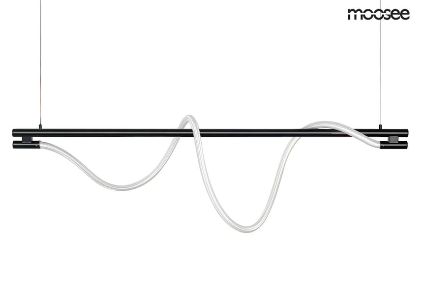 Lámpara colgante Serpiente 120 negra