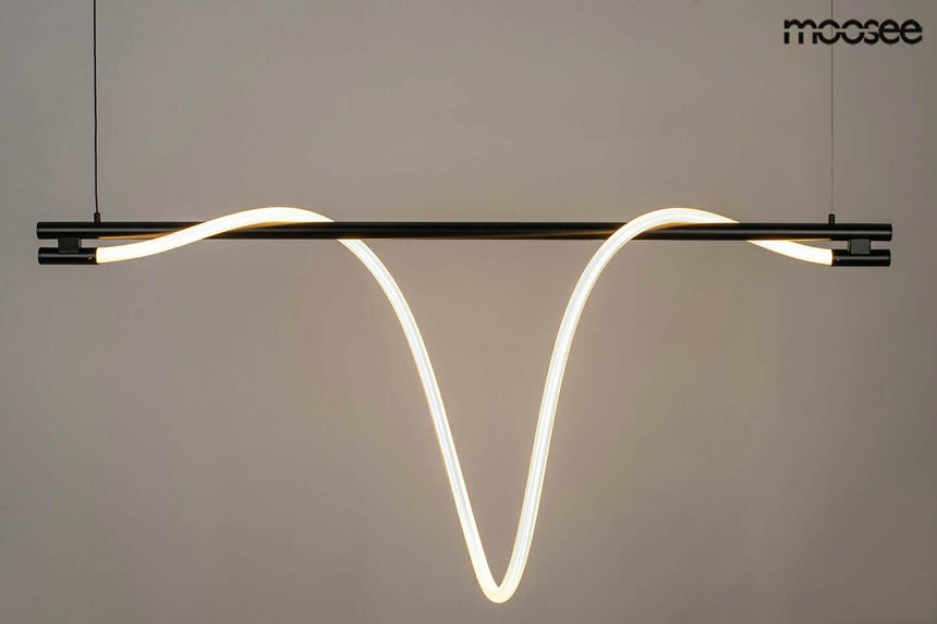 Lámpara colgante Serpiente 120 negra