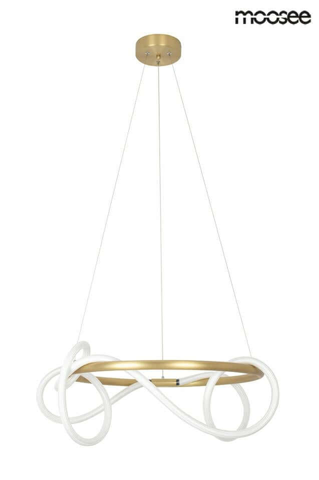 77. Lámpara colgante Serpiente 60 oro