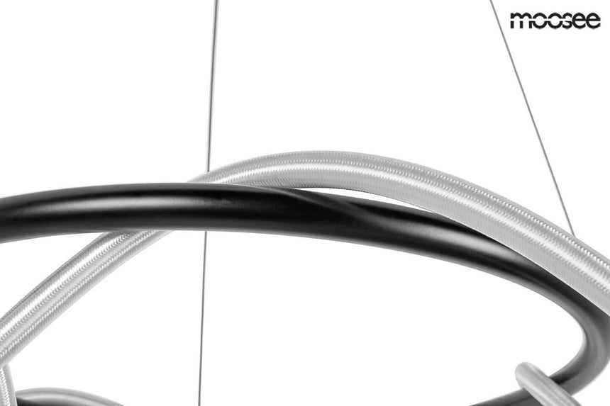 Lámpara colgante Serpiente 60 negra