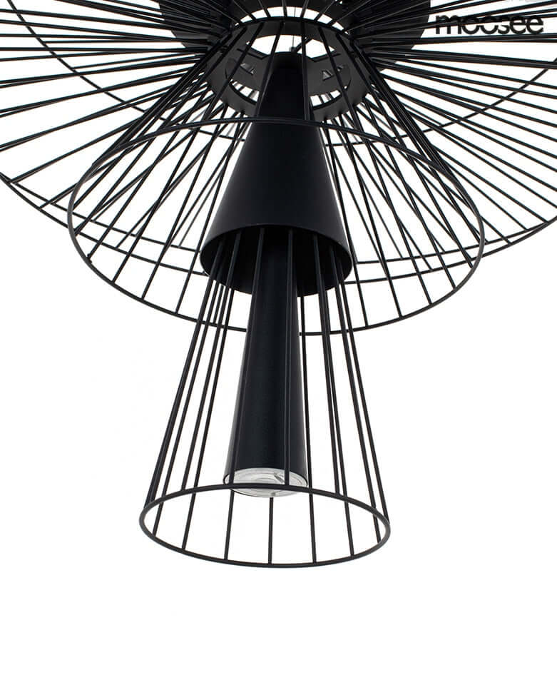 Lámpara colgante Sesto negra