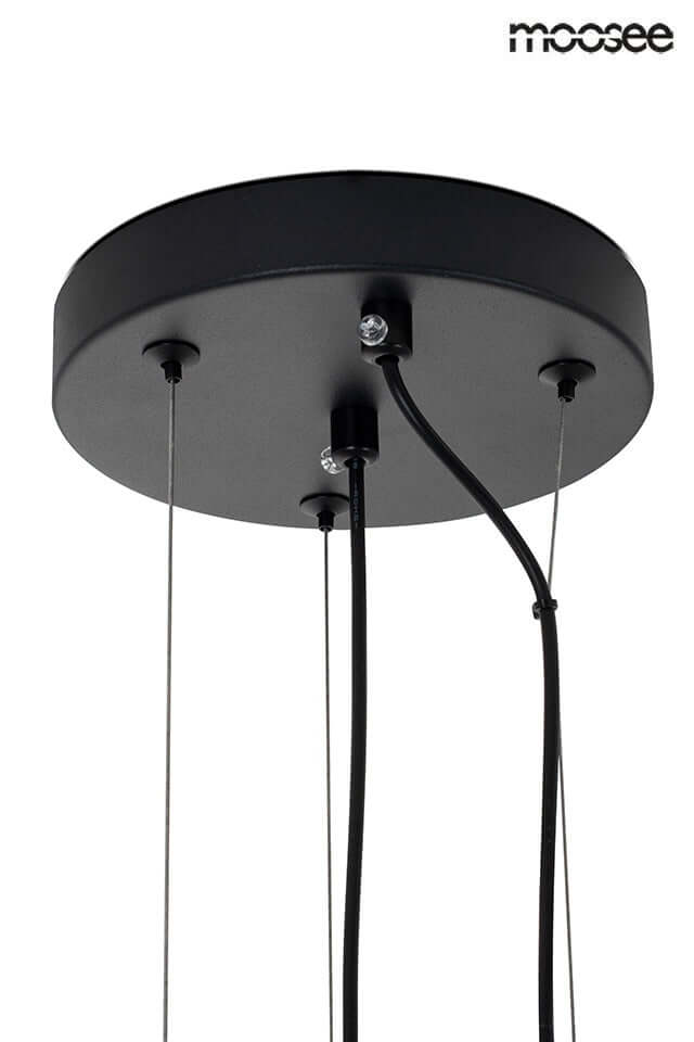 Lámpara colgante Sesto negra