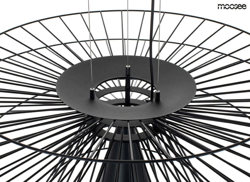 Lámpara colgante Sesto negra