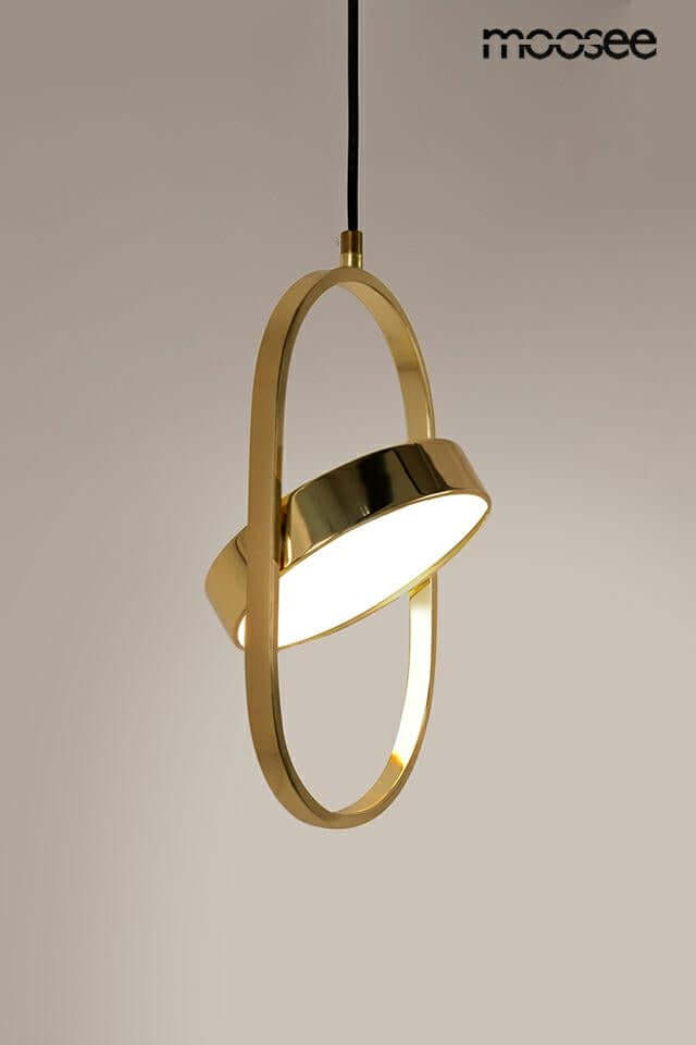 Lámpara colgante Spinner 19 dorada