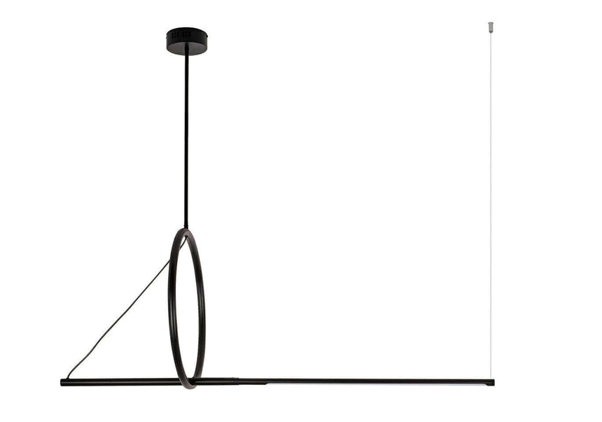 Lámpara colgante Stick negra