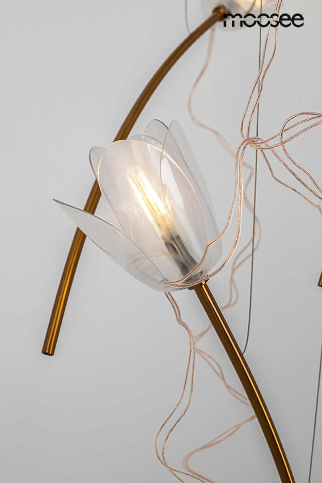 Tulippe 7 Disc függőlámpa arany