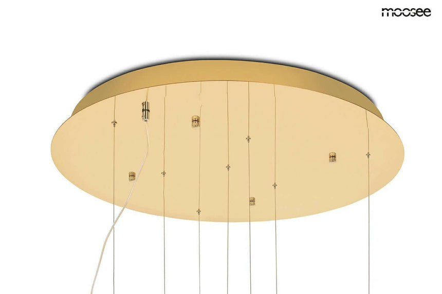 Tulippe 7 Disc függőlámpa arany