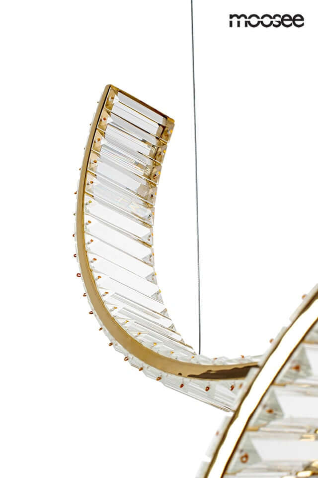 Lámpara colgante Wave 120 dorada